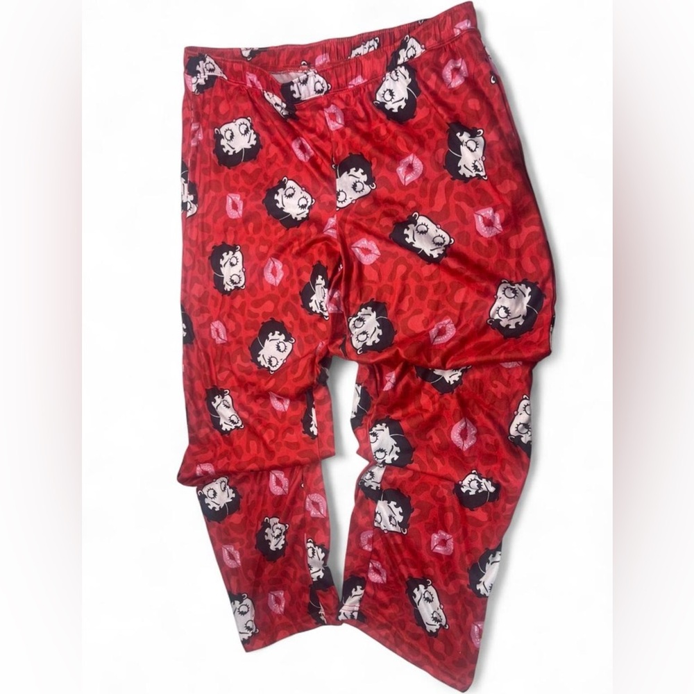 Betty Boop Red Pajama Bottoms